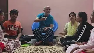 sri ganapatini(sowrashtra )learning session by vishnubhatla sishyabrundam 