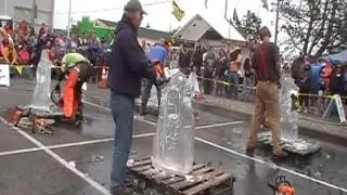 Ice Sculpture in Ocean Shores May 2017