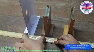 SVSSS XII 12 CBSE Физика Лабораторная работа - 6A - Определение фокусного расстояния вогнутой лин...