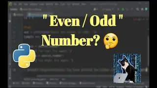Even or Odd Number-In Python