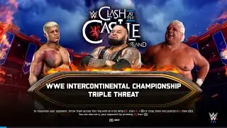 Cody Rhodes Vs Bronson Reed Vs Dusty Rhodes Intercontinental Title WWE 2K25