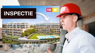 Een Tour Tijdens De Bouw Bij Mijn Vastgoed Aankoop Marine Hills in Spanje