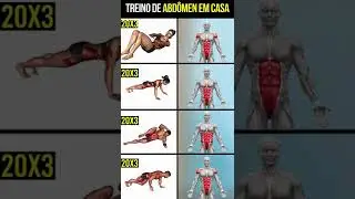 treino de abd&ocirc;men em casa | Mundo Fitness #shorts