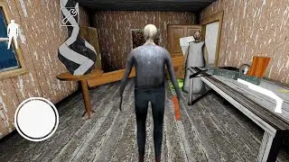 PLAYING AS GRANDPA IN GRANNY CHAPTER 1 GAMEPLAY ESCAPE IN DOOR 