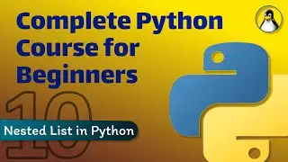 10. Nested list in python.