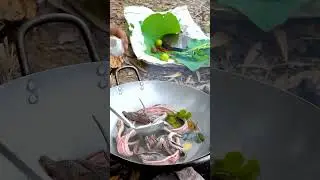 Cooking Snake Meat Spicy Soup   #shorts