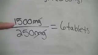 Pharmacology Math: dose/strength=tablets with Marisa Williams