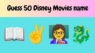 Guess the Animation Movie by Emoji Challenge  | Fun Movie Quiz