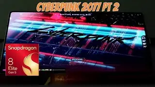 Cyberpunk 2077 1080p pt 2 | Gamehub | Redmagic 11 pro | Turnip Gen 8 v16 latest driver  