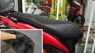 1Pcs Anti-Slip 3D Mesh Fabric Seat Cover Breathable Waterproof Motorcycle Motorbike Seat Cushion