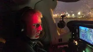 Flying a short hop from EDDK to EDDL at night and winter-time