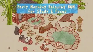 【朝活BGM】 明け方の温泉と、心洗われる静かな音楽で気分よく作業集中｜Early Morning Relaxing BGM for Study & Focus
