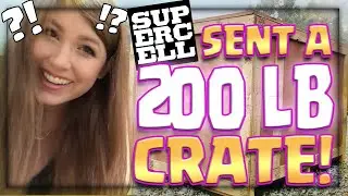 SUPERCELL Sent Me a 200 LB CRATE!!! Check Out the RARE BRAWL STARS Collectible Inside