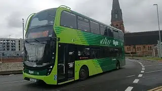 Bus Spotting in Uxbridge Flightline Enviro400MMC 602 GA64OXF Route 102 Heathrow to High Wycombe