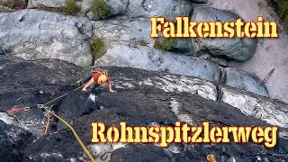 Elbsandsteinklettern: Falkenstein -- Rohnspitzlerweg