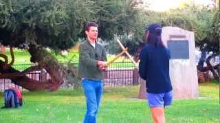GoBanter.com Sword training at Lake Merritt, Oakland