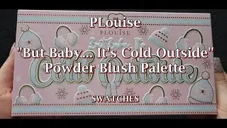 PLOUISE Powder Blush Palette Swatches