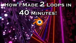 Creating Sci-Fi Neon Triangles VJ Loops - Blender Tutorial