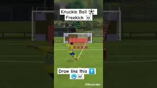 How to do Knuckle BALL ⚽ in FC Mobile 25// #dls23  #music #phonk #fc24 #viralshort #football
