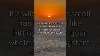 The 1 Tiny Habit That Changed Everything for Me #motivation #shortsyoutube
