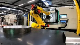HWI Machining - DMG MORI NTX2000 with Fanuc robot