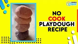 No Cook Playdough Recipe | Youtube Shorts | Fun Playdough Crafts | DIYs and Crafts | Sparkle Box