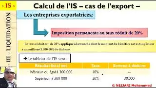 Fiscalité - IS : cas particulier - cas des entreprises exportatrices
