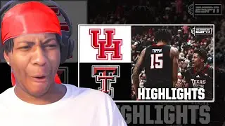 Lvgit Reacts To Houston Cougars vs. Texas Tech Red Raiders | Full Highlights | ESPN CBB | 1/24/26