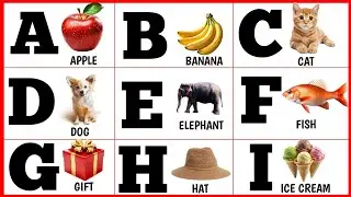 A For Apple B For Ball | Abcd Song  Abcd Rhymes | Abc Song | Nursery Rhymes 