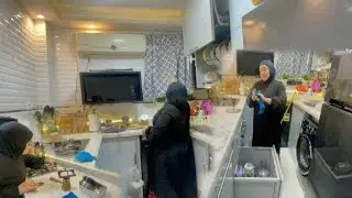 صعبت عليا قلت لها روحي وانا هكمل جاهز لاستقبال رمضان