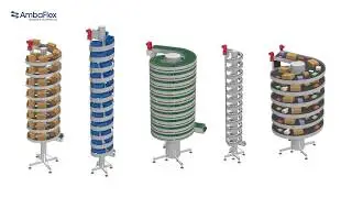 AmbaFlex Spiral conveyor - SlimLine Animation