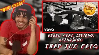 DEREK ft. LEVIANO, BRAND&Atilde;O85 - Trap The Fato Reaction🔥| MUST WATCH AMERICAN REACT TO TRAP THE FATO‼️