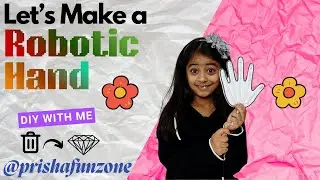 🤖 DIY Robotic Hand Craft ✋| Fun STEM Project for Kids with Paper & Straws! 👩&zwj;🔬