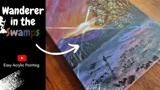 A Swampy Sojourn: An Easy Acrylic Painting Tutorial for a Wanderer in the Mountains