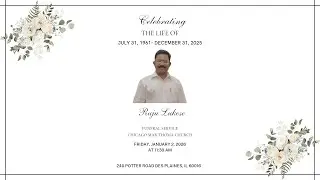Funeral Service of Raju Lukose | Des Plaines, Illinois | USA
