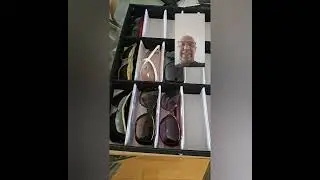 Sunglasses tray and organizer