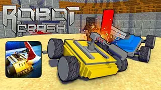 ROBOT CRASH CHALLENGE | Platabush Animation