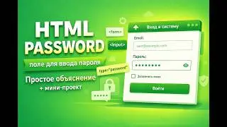 HTML поле пароля — input type=