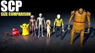 SCP Size Comparison 3D | SCP-169 vs SCP-2406 | Colossal SCP Creatures