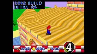 Ultra 64 BUILD 1042 (SM64 ROM Hack) - Getting Inside the Castle Door