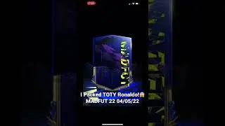 I Packed TOTY Ronaldo!😱 MADFUT 22 04/05/22 #madfut22 #cristianoronaldo #cr7 #siuuuuu #suiiii #suiii