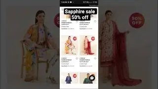 Sapphire end of season sale # Sapphire sale 50% off