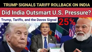 Is the U.S. Backing Down on India? Trump, Tariffs, and the Davos Power Play #indiausrelations