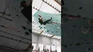 Climbing a V4 Boulder at Cliffs of ID #shorts