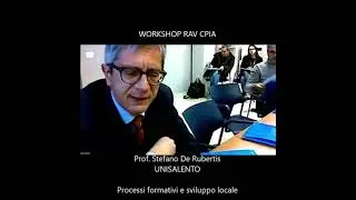 WORKSHOP - LE PAROLE DEL RAV - CPIA LECCE