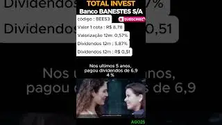 BANCO BANESTES S/A : Vale a pena investir ? #dividendos #investimentos #banestes #bancos