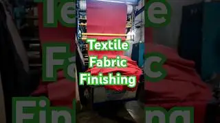 mechanical finishing process #textilefinishing #educational #textile #dyeing #fabric #shortvideo