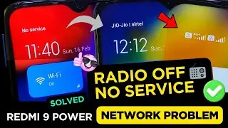 ✅ SOLVED : Redmi 9 Power No Service Problem | Redmi No Service Problem Solution