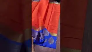 Pure Muslin Tanchvi silk saree#shorts