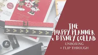 THE HAPPY PLANNER x DISNEY COLLAB // SQUAD BOX UNBOXING + FLIP THROUGH